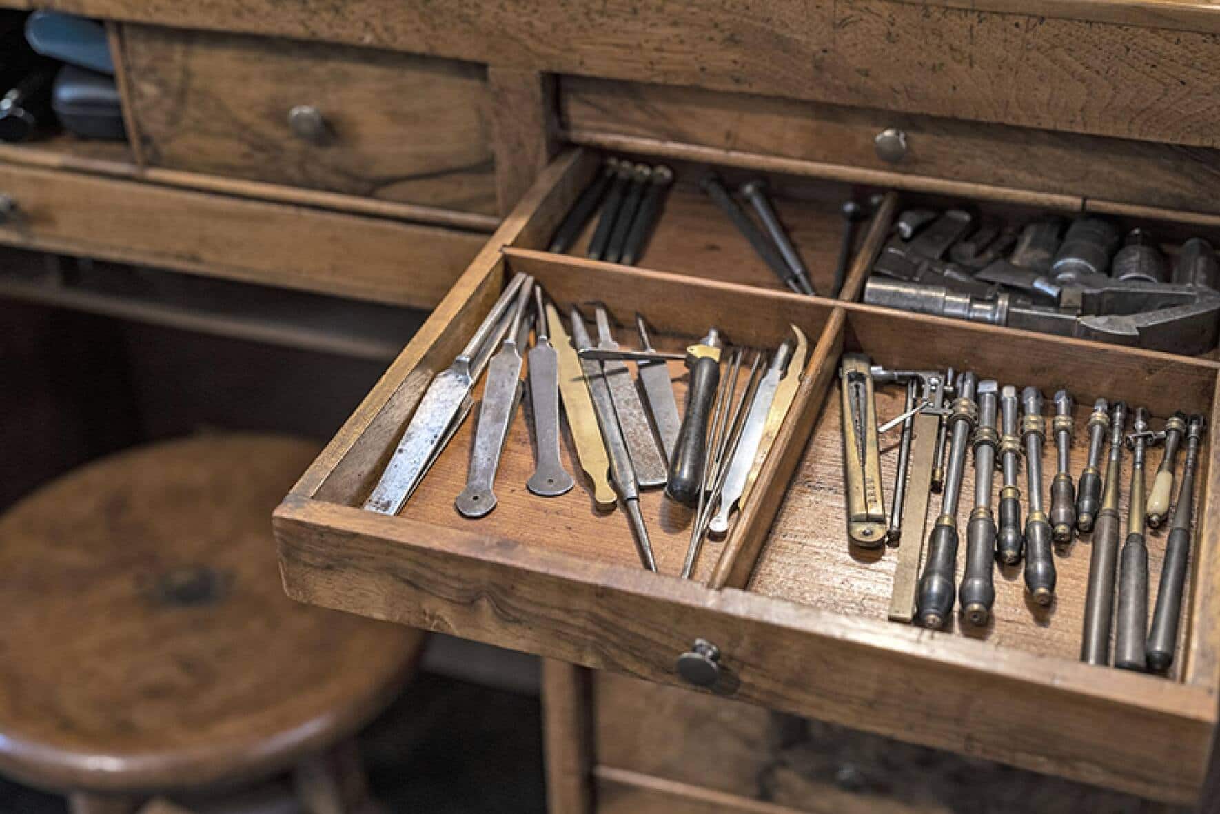 Le souci du détail: «Aucun de mes marteaux n’a de manche en plastique.»