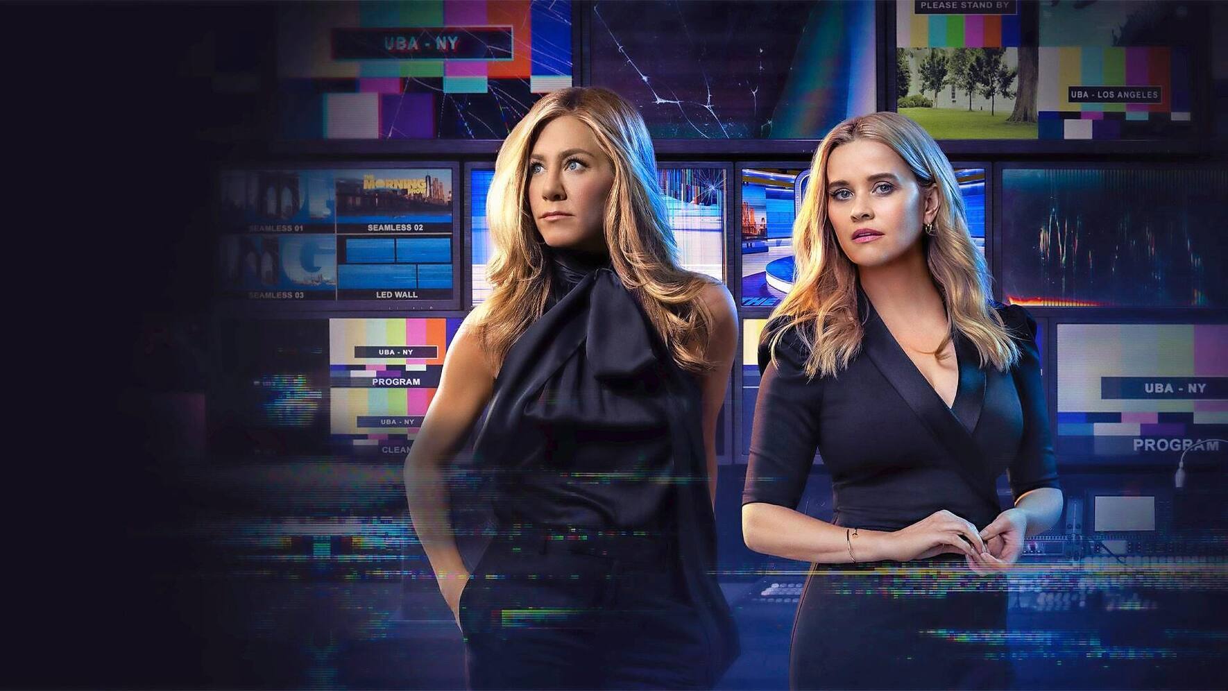 Les personnages de la série "The Morning Show".