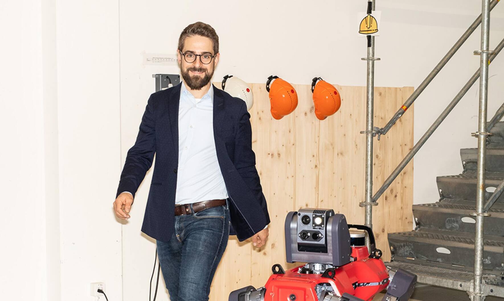 Le robot-chien de Péter Fankhauser s’aventure là où les humains ne veulent pas aller.