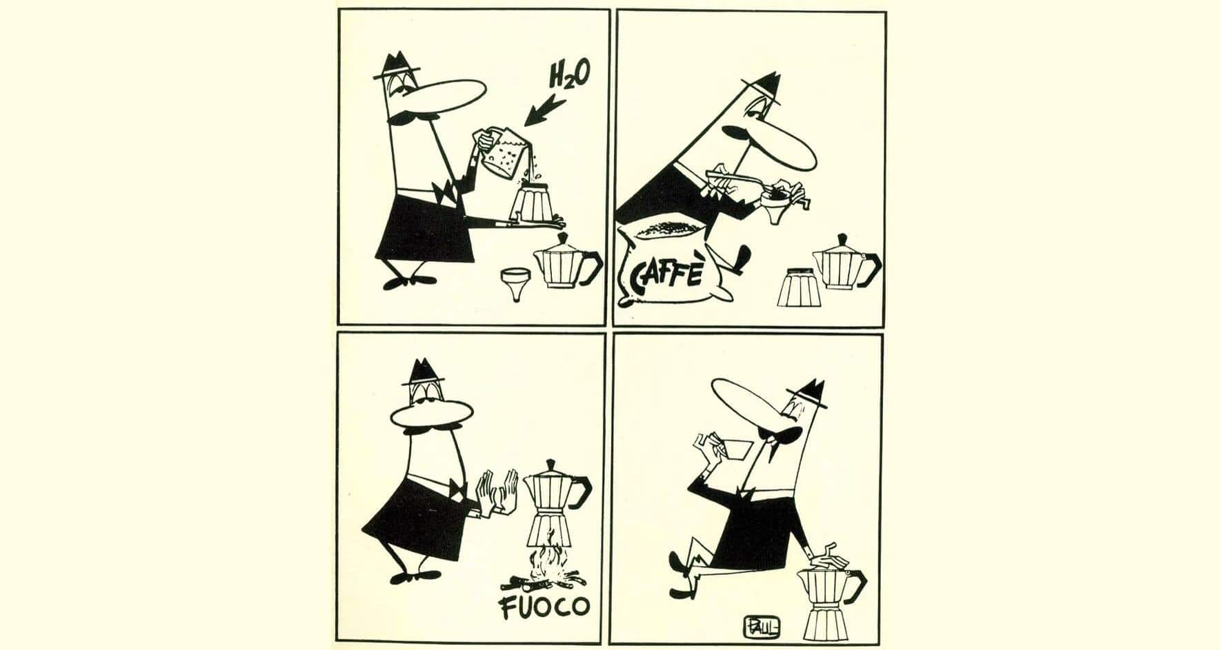 Sa mascotte L’homme moustachu