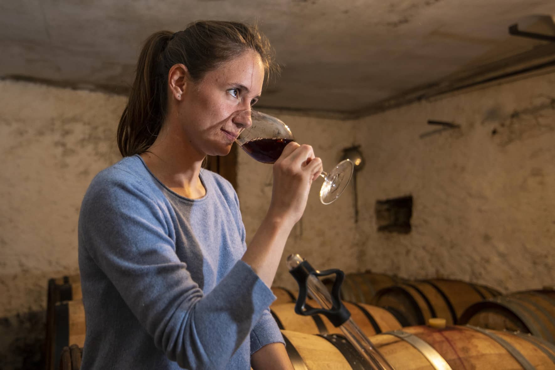 Laura Paccot, domaine La Colombe, Féchy (VD)