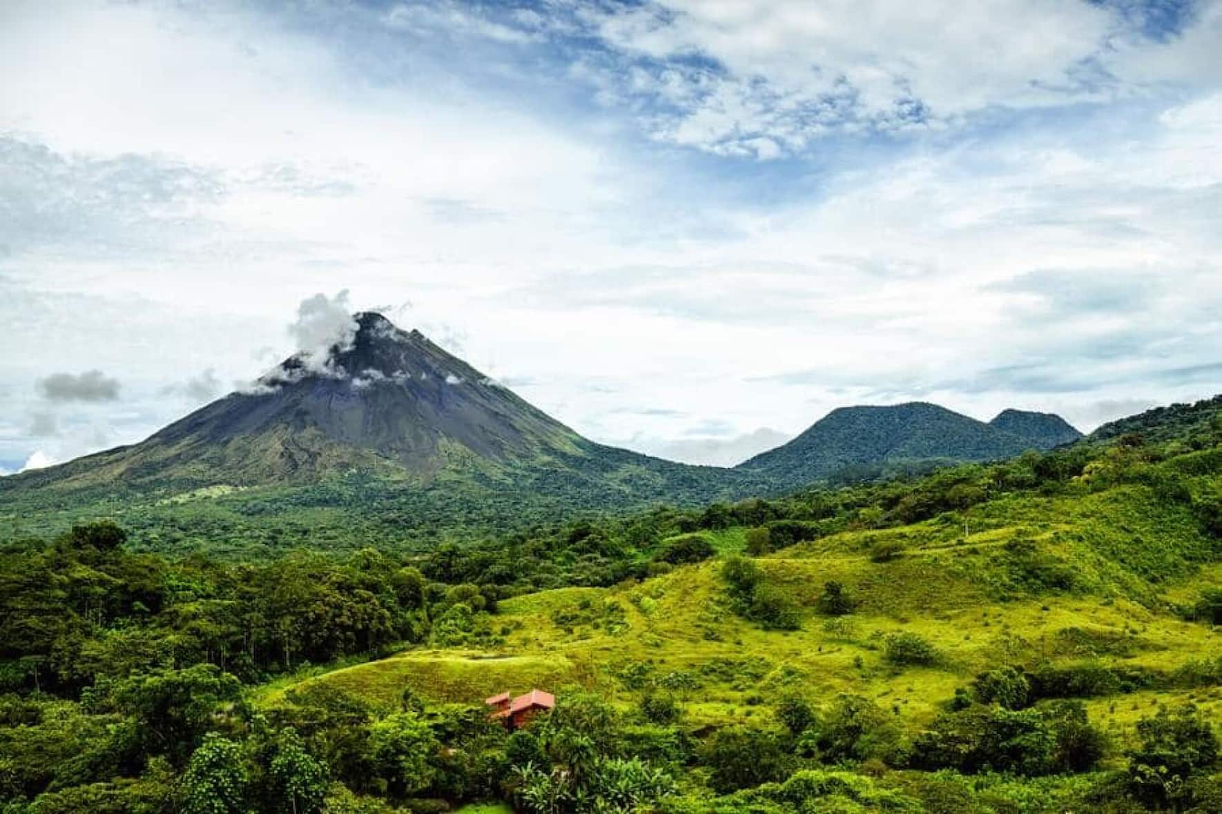 Il fait bon vivre dans le paradis naturel du Costa Rica (sur la photo : le volcan Arenal).