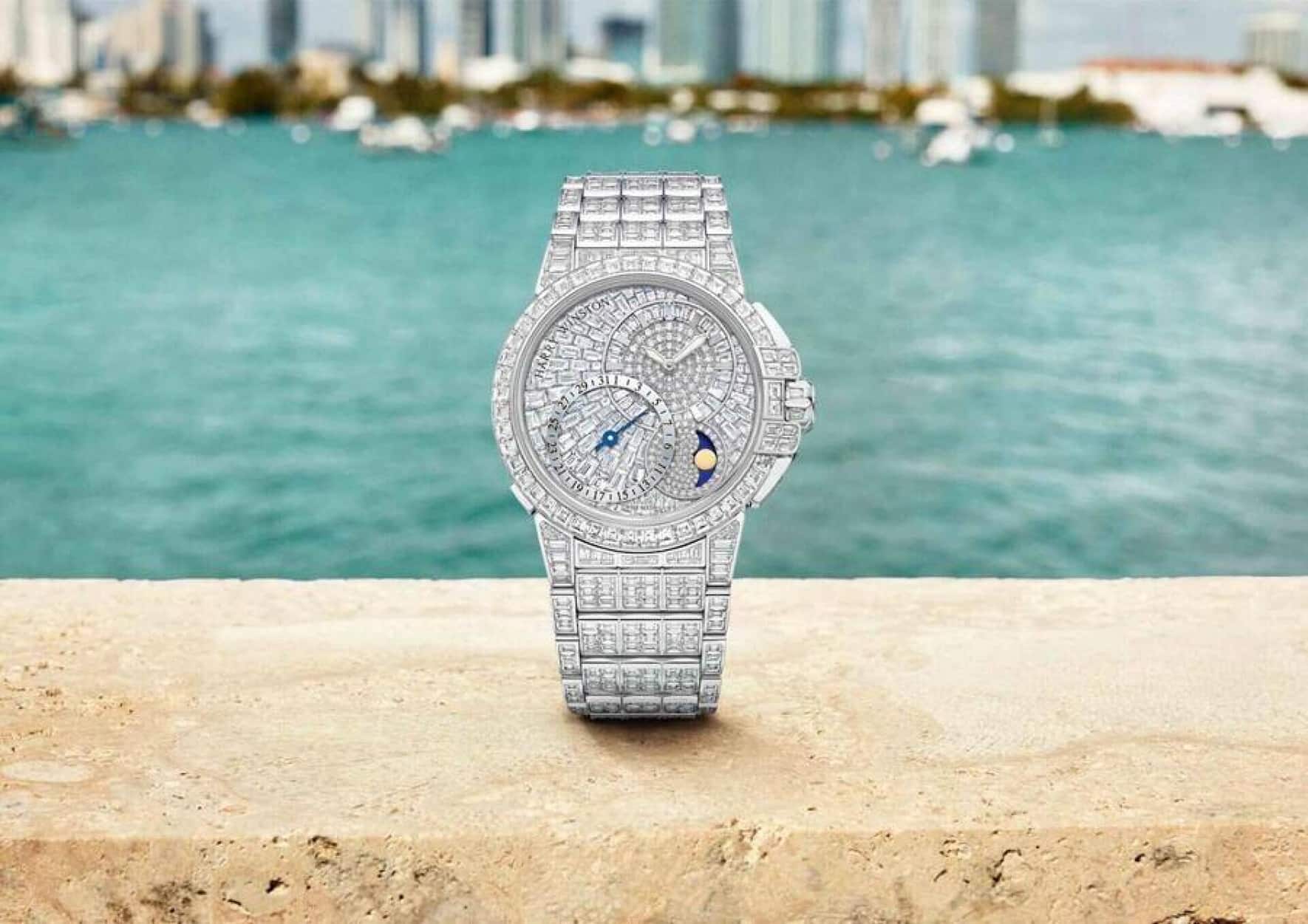 Ocean Date Moon Phase de Harry Winston.