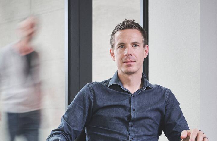 Kilian Thonney, Electro-Sol S.A, le mardi 24 mai 2022 à Cossonay. (© Gabriel Monnet)