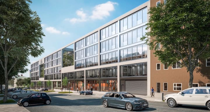 L’espace  de coworking  du Merantix  AI Campus à Berlin accueille des start-up du secteur  de l’intelligence artificielle. 