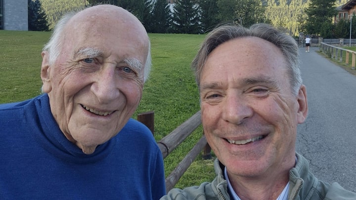 Franklin Servan-Schreiber et Yves Oltramare