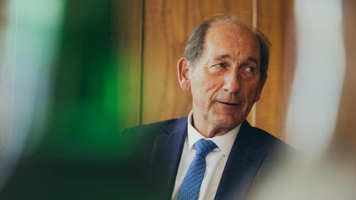 <p>Le président d'honneur Paul Bulcke.</p>